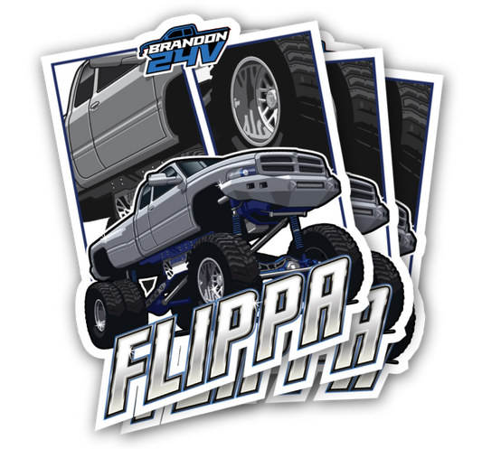 "Flippa" 2nd Gen Sticker