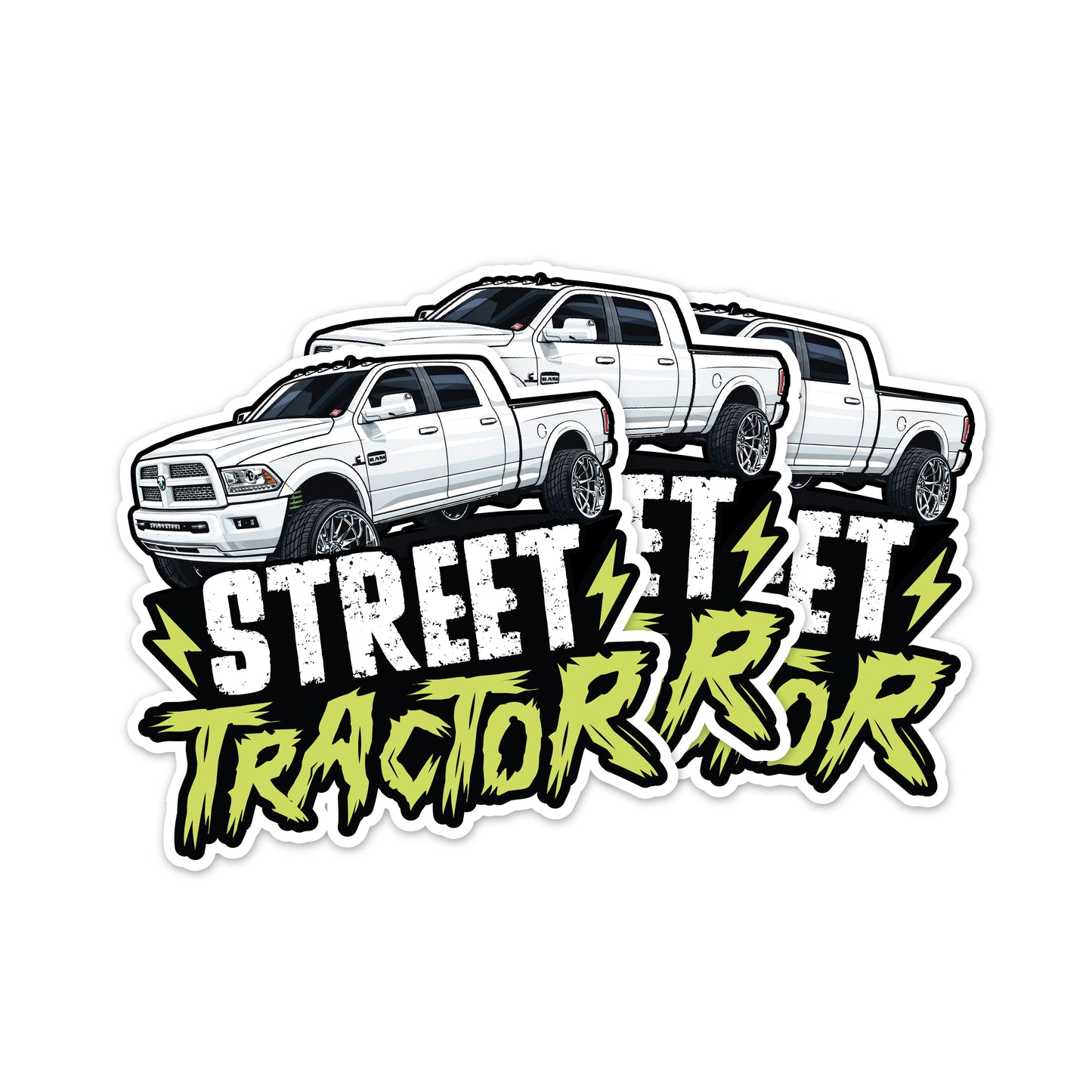 "Street Tractor" 4th Gen Sticker